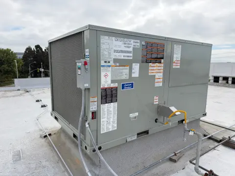 American Standard packaged installation