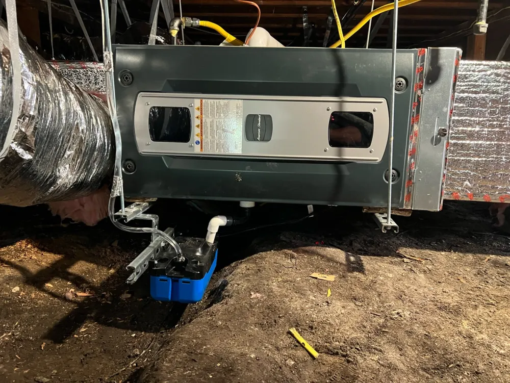 Furnace replacement completed in a Berkeley home