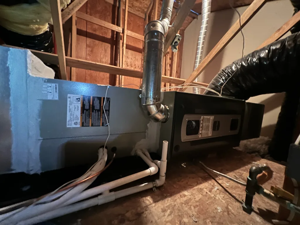 American Standard S8V2 gas furnace installed by Galaxy Heating & Air in San Ramon