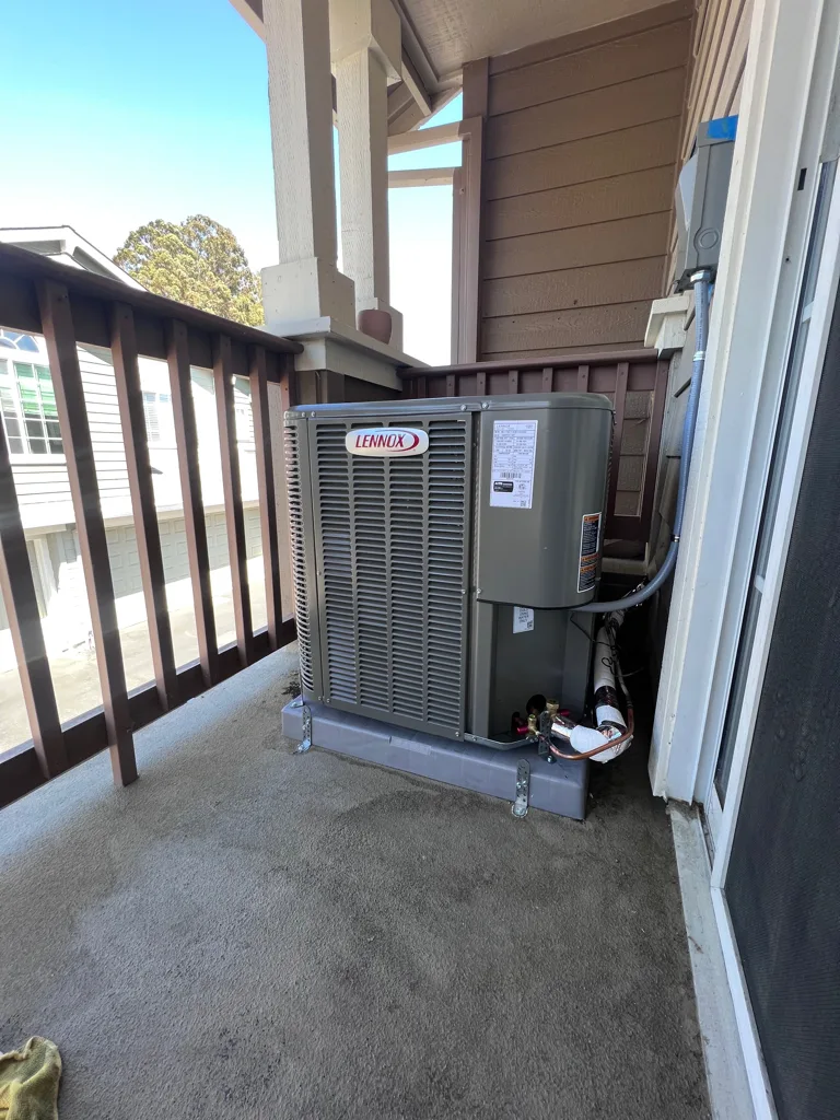 Lennox ML17XC1 air conditioner installed by Galaxy Heating & Air in San Ramon