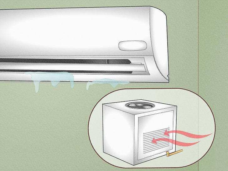 why is my home air conditioner leaking water inside?