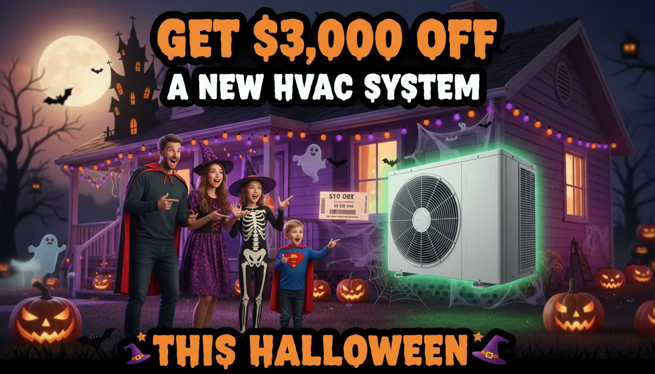get $3,000 off a new hvac system this halloween