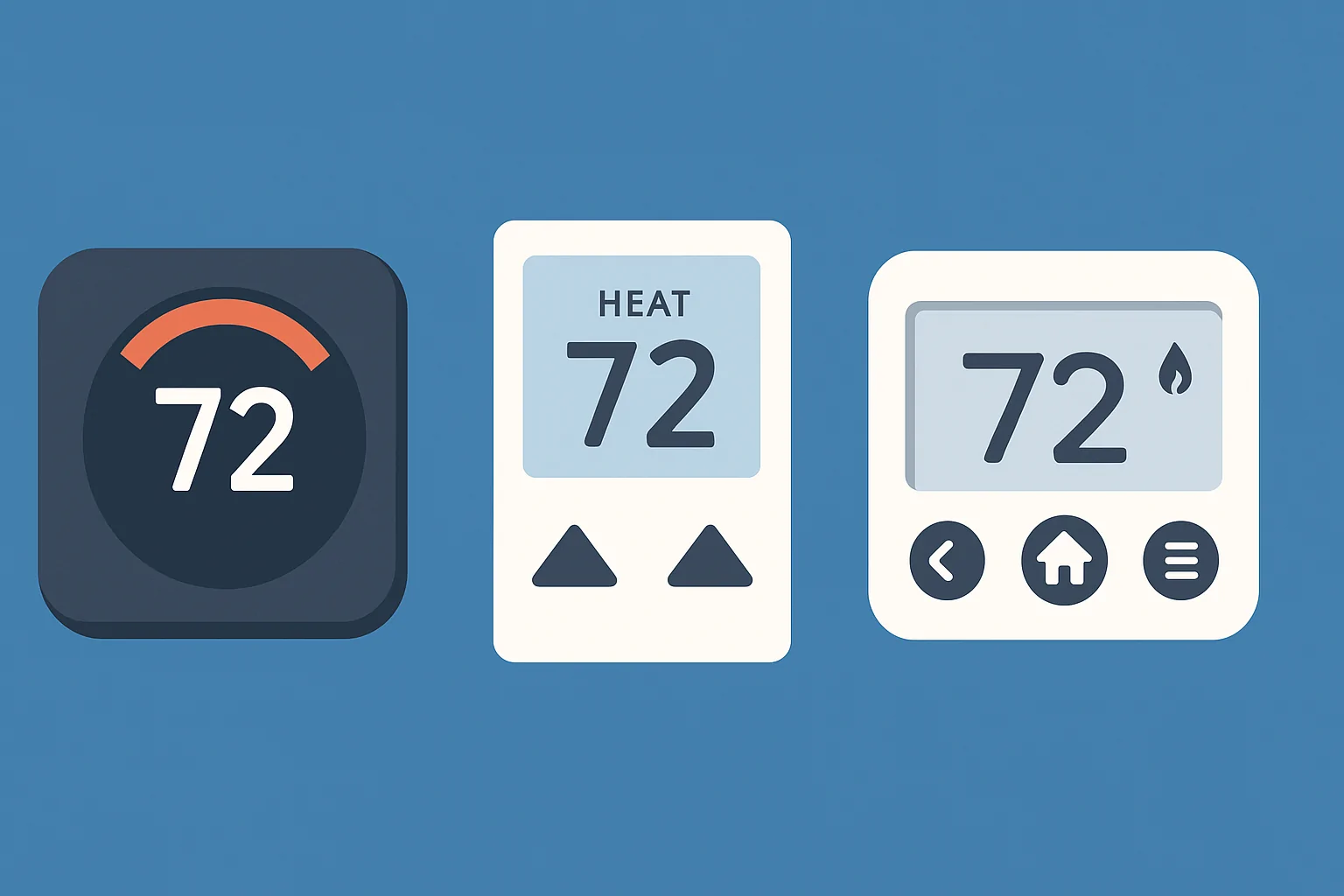 best thermostats for heat pumps, furnaces & ductless systems