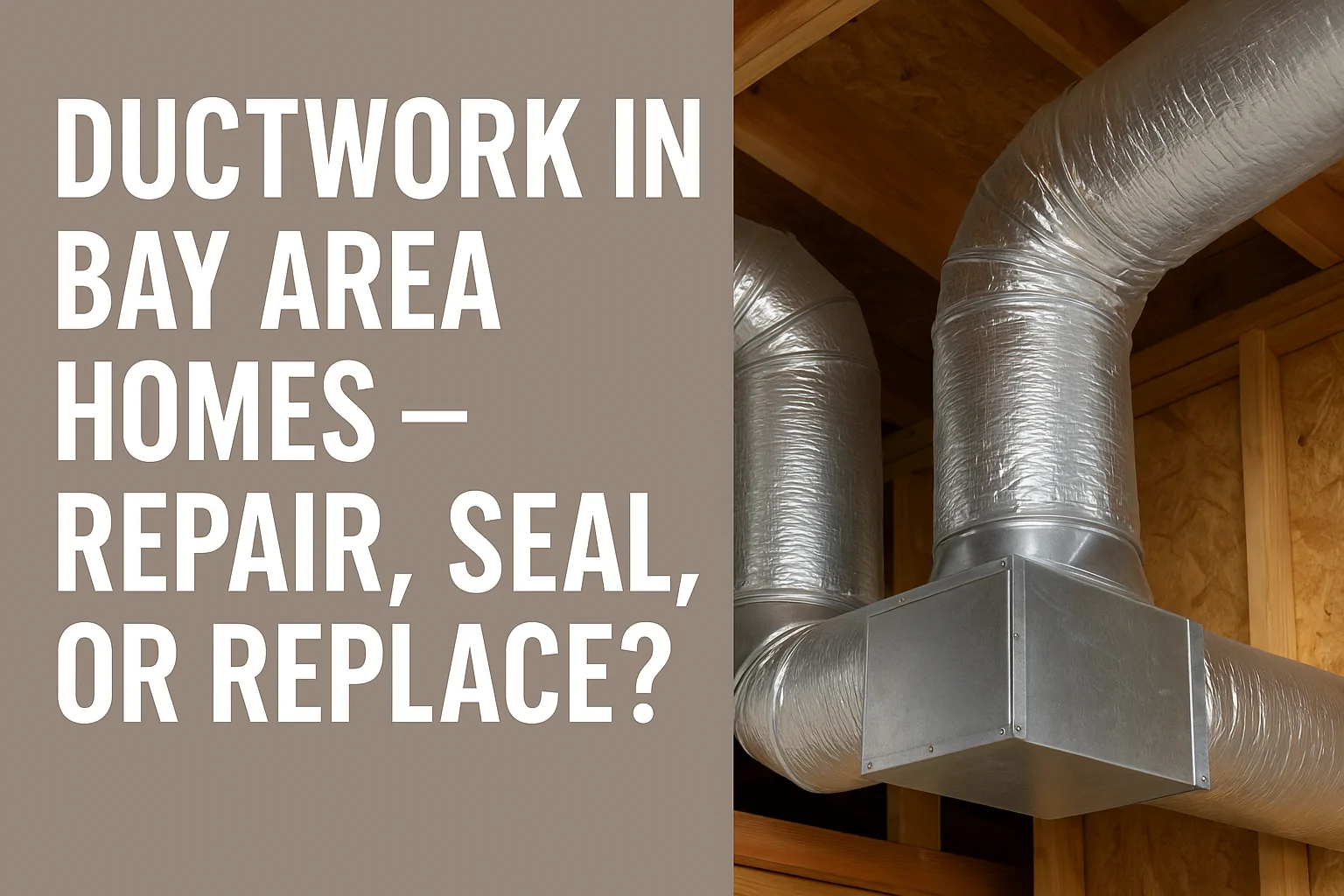 ductwork in bay area homes – repair, seal or replace