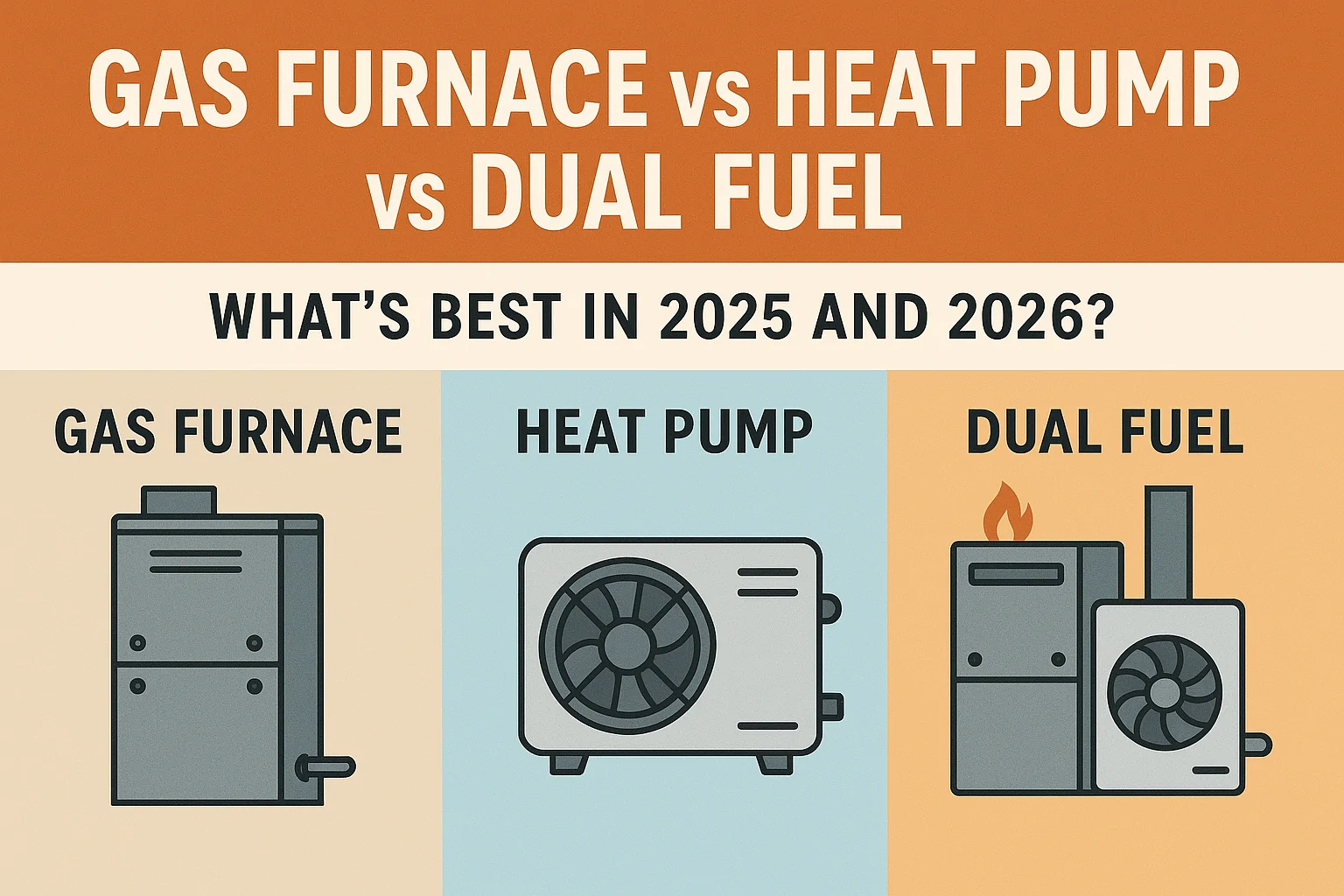 gas furnace vs heat pump vs dual fuel in the bay area – what’s best in 2025 and 2026