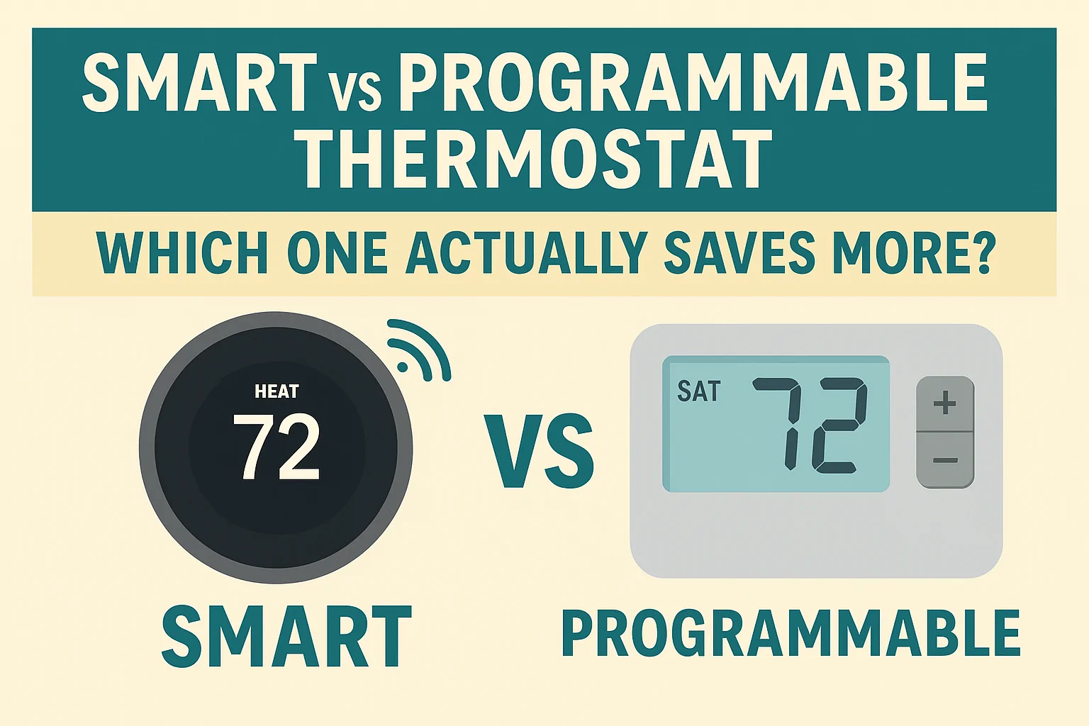 smart vs programmable thermostat – which one actually saves more 1 - galaxy heating & air conditioning smart vs programmable thermostat – which one actually saves more